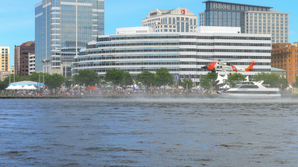 Norfolk Harborfest Search and Rescue Demonstration 2022