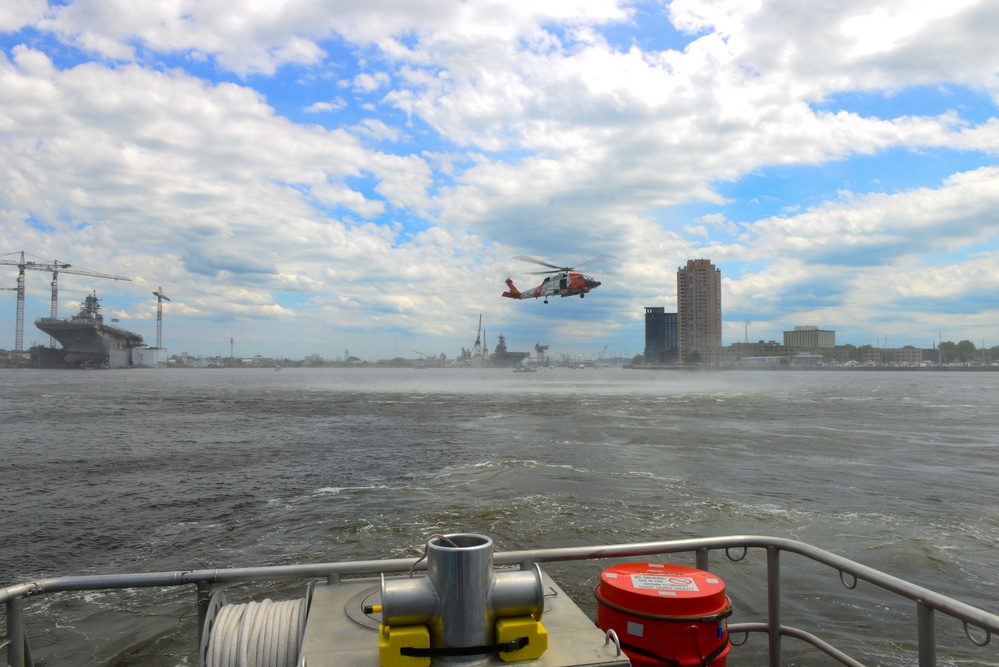 Norfolk Harborfest Search and Rescue Demonstration 2022