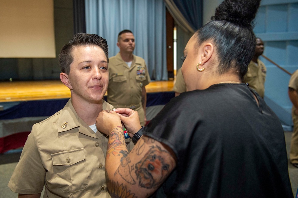 Master Chief and Senior Chief Pinning Ceremony