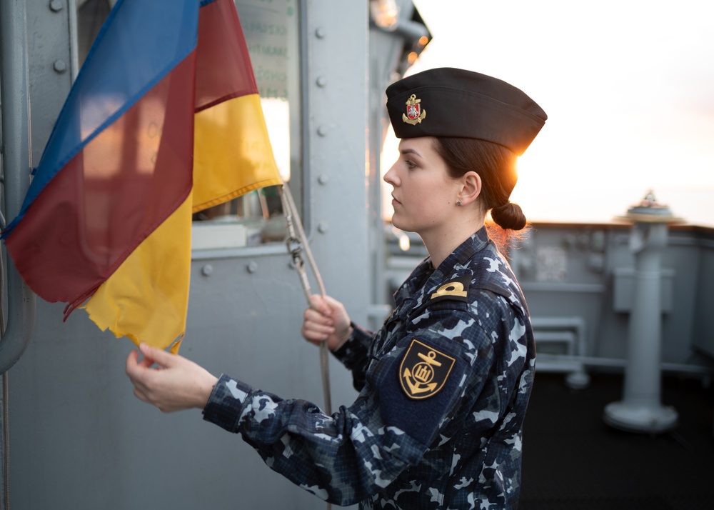 LNS Jotvingis (N42) participates in exercise BALTOPS22