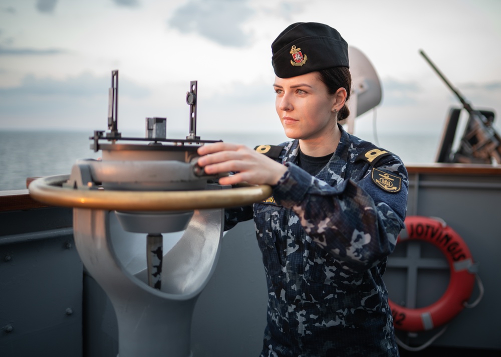 LNS Jotvingis (N42) participates in exercise BALTOPS22