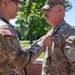 Chief Warrant Officer 4 Harned's award ceremony