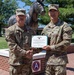 Chief Warrant Officer 4 Harned's award ceremony