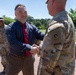 Chief Warrant Officer 4 Harned's award ceremony