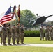 Lt. Col. Matthew Crawford relinquishes command to Lt. Col. Benjamin Everett