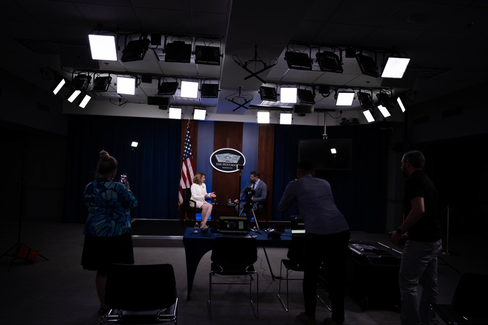 Deputy Secretary of Defense Kathleen H. Hicks and Defense One Technology Editor Patrick Tucker speak at the virtual Defense One Tech Summit