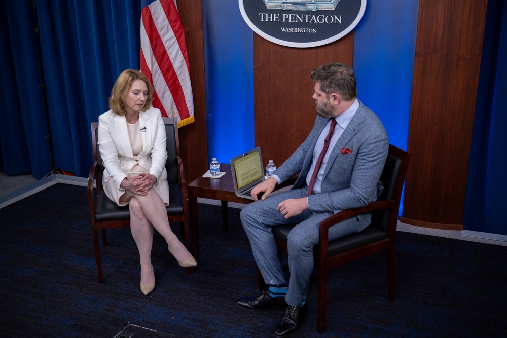 Deputy Secretary of Defense Kathleen H. Hicks and Defense One Technology Editor Patrick Tucker speak at the virtual Defense One Tech Summit