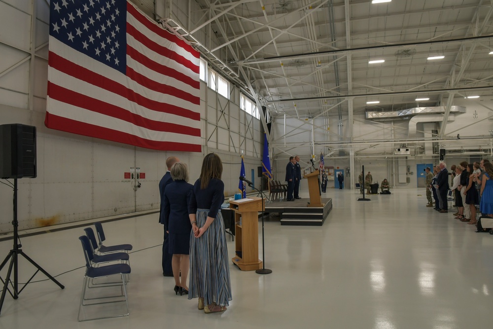 110th Wing Air National Guard Base recieves a new Wing commander