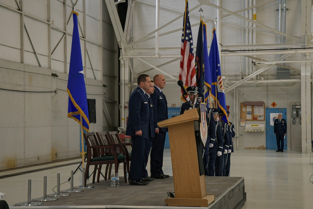 110th Wing Air National Guard Base recieves a new Wing commander