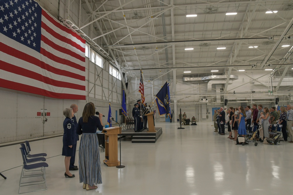 110th Wing Air National Guard Base recieves a new Wing commander