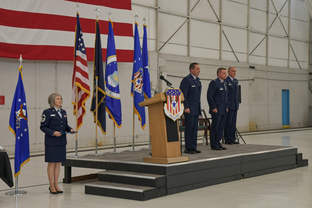 110th Wing Air National Guard Base recieves a new Wing commander