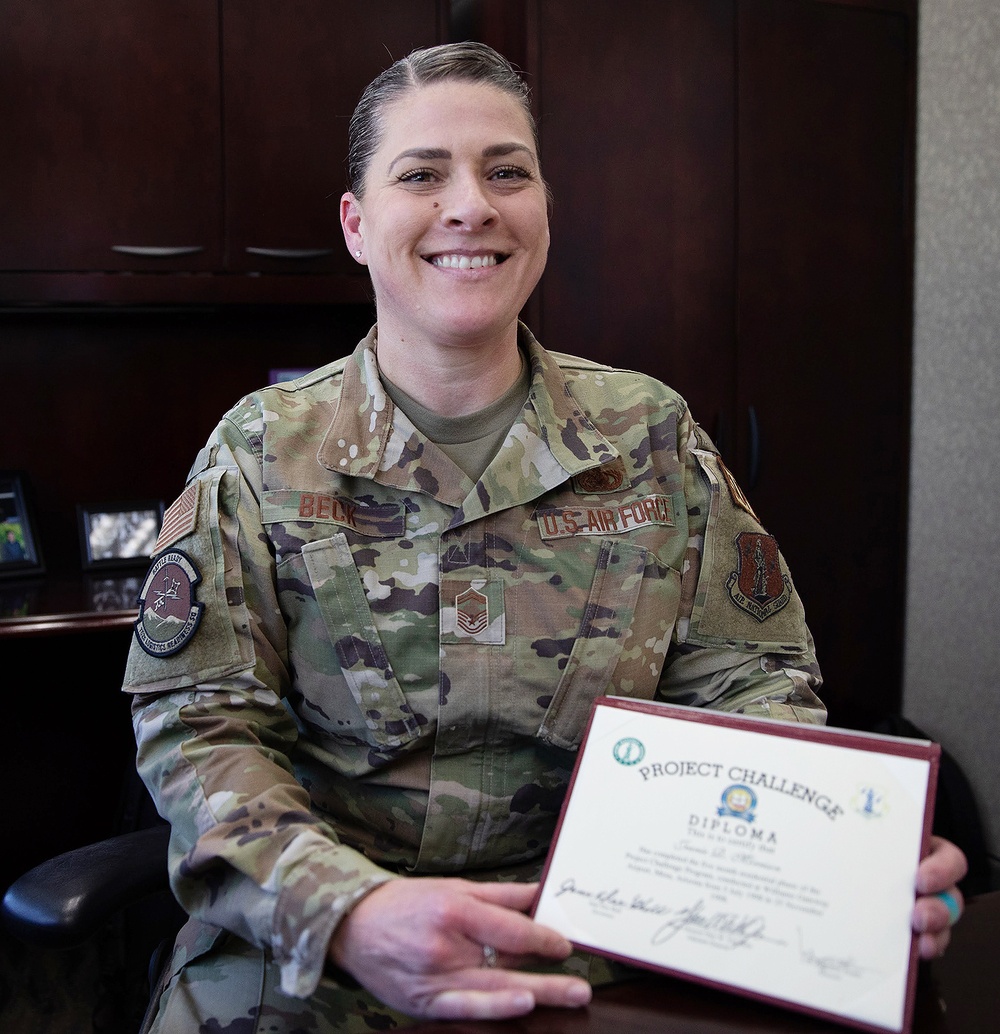 Project ChalleNGe graduate rises to become Air Force chief master sergeant
