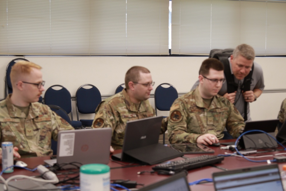 Alaska Air National Guard Cyber Defense Team Ensures Network Security During Cyber Shield 2022.