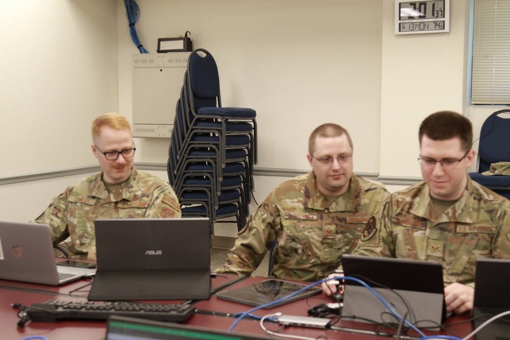 Alaska Air National Guard Cyber Defense Team Ensures Network Security During Cyber Shield 2022.