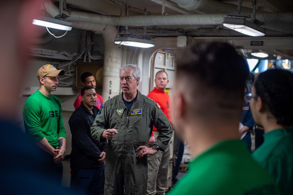 The Harry S. Truman Carrier Strike Group is on a scheduled deployment in the U.S. Naval Forces Europe area of operations, employed by U.S. Sixth Fleet to defend U.S., allied and partner interests.