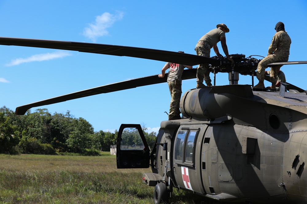 Aviation medevac maintenance Soldiers