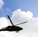 UH-60 Black Hawk helicopter flies over Hilo, Hawaii training site