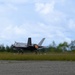 Eielson F-35s take off from Palau during VS22