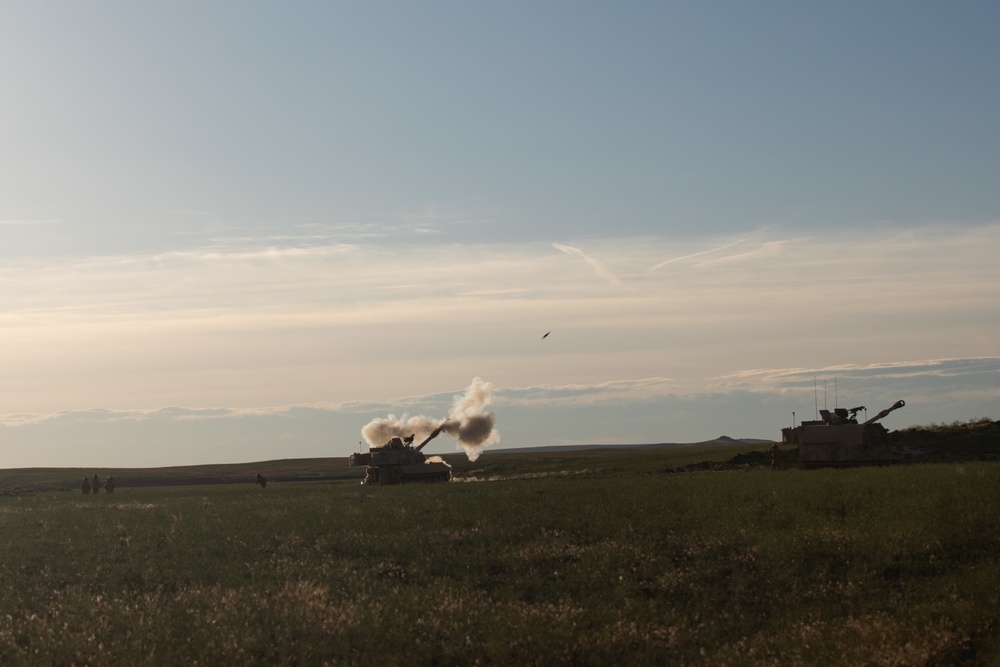 Western Strike 22 145th Field Artillery