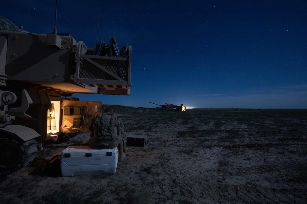 Western Strike 22 145th Field Artillery