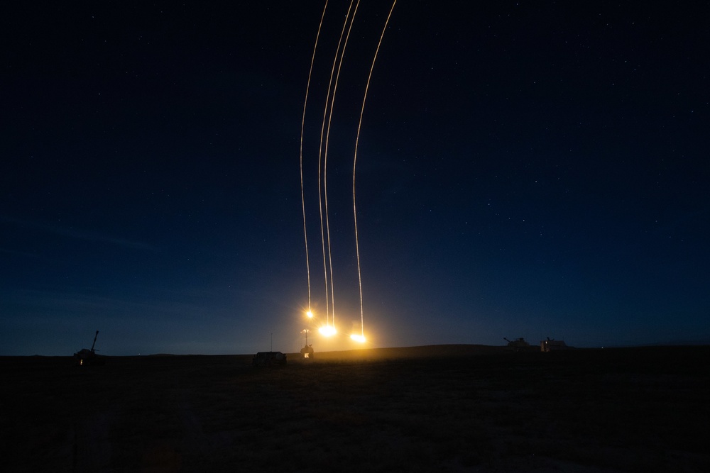 Western Strike 22 145th Field Artillery