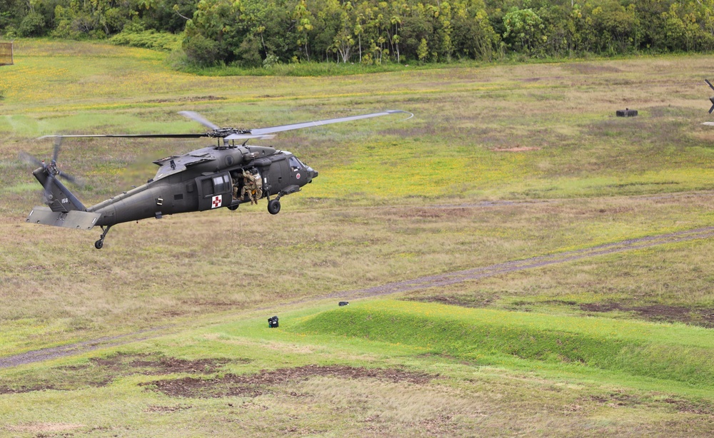 126th and 189th Aviation Regiments participate in medevac training operation