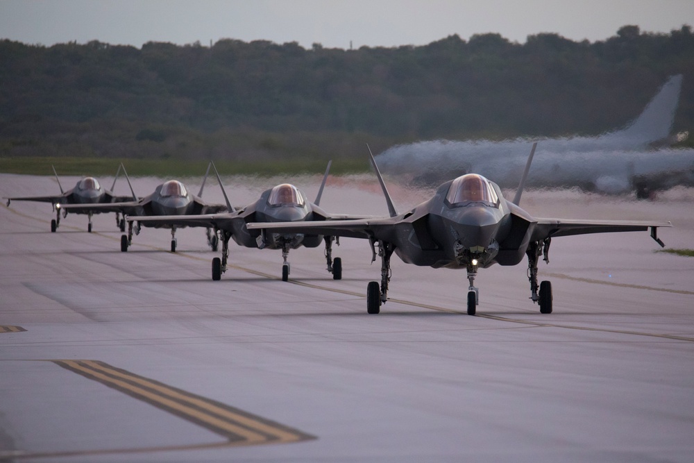 Marine Corps F-35’s land in Guam for Valiant Shield 22