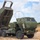 HIMARS set up with MACG-18