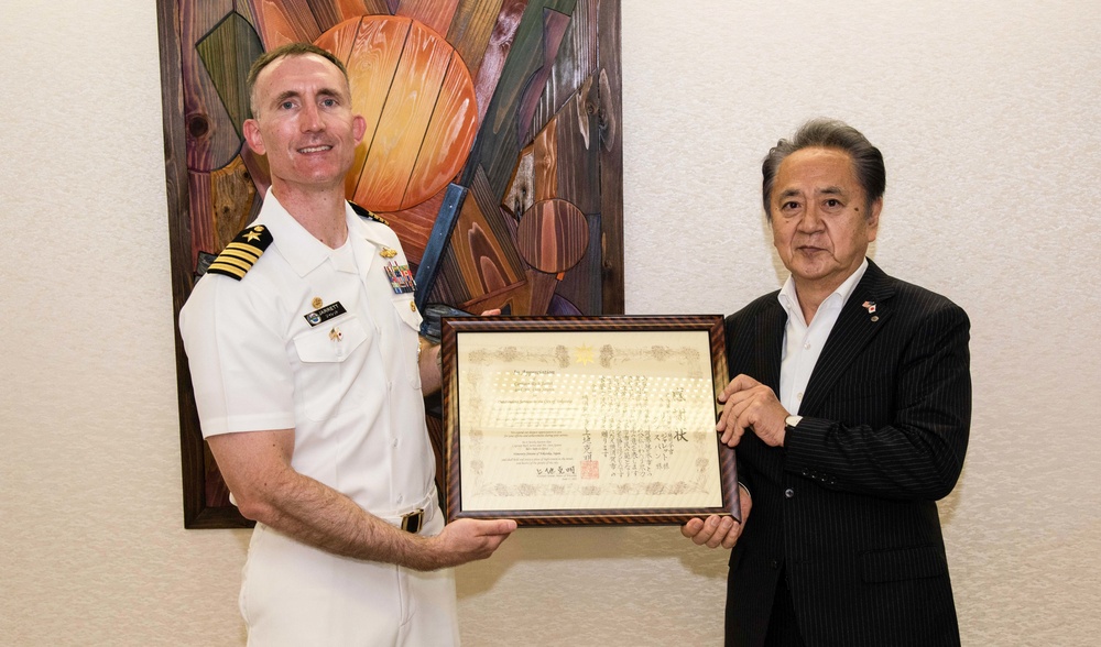 CFAY CO meets with Yokosuka City Mayor
