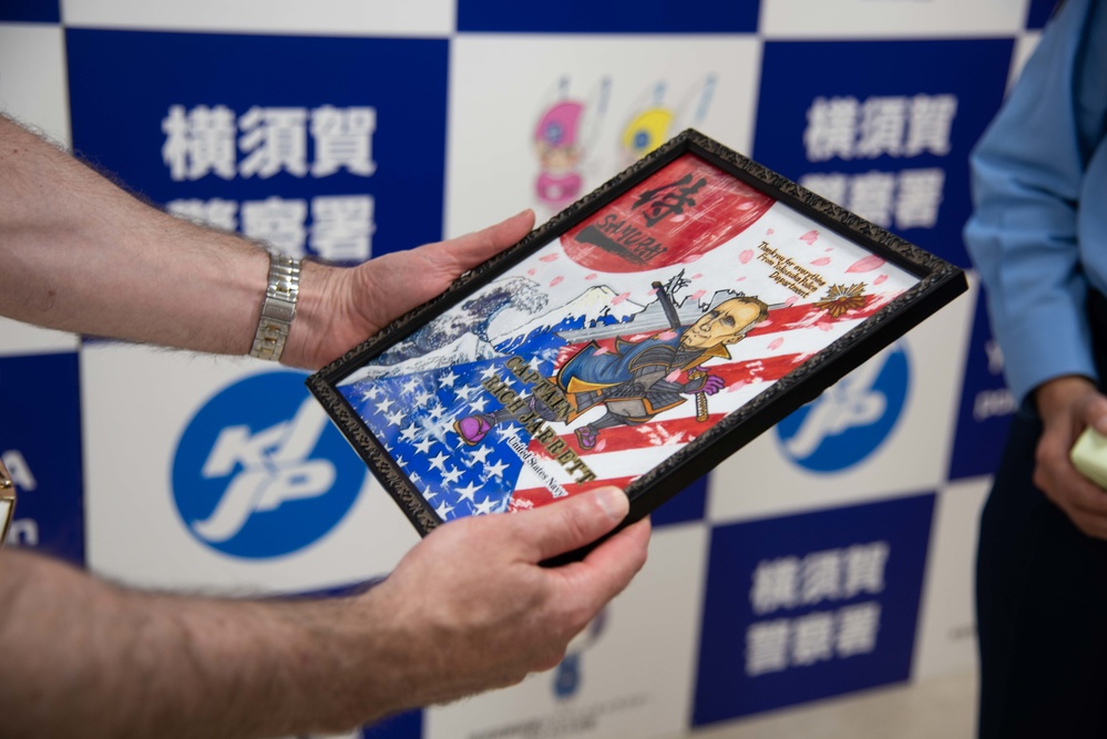CFAY CO visits Yokosuka Police Station