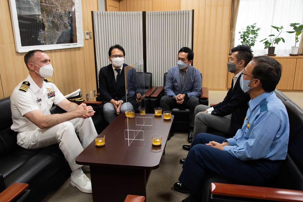 CFAY CO visits Yokosuka Police Station