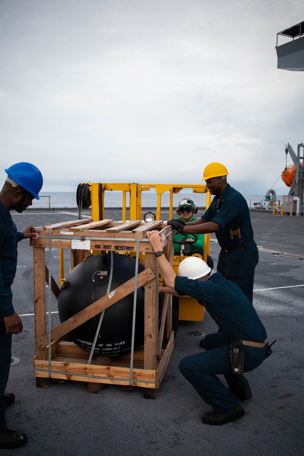 Mine Shape Training aboard USS Miguel Keith