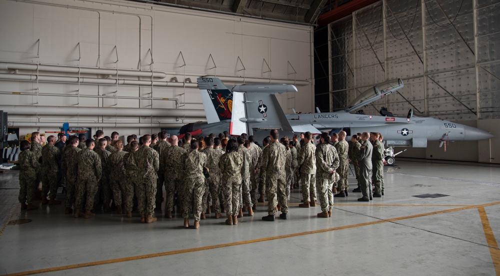 U.S. Pacific Fleet All Hands Call with VAQ-131