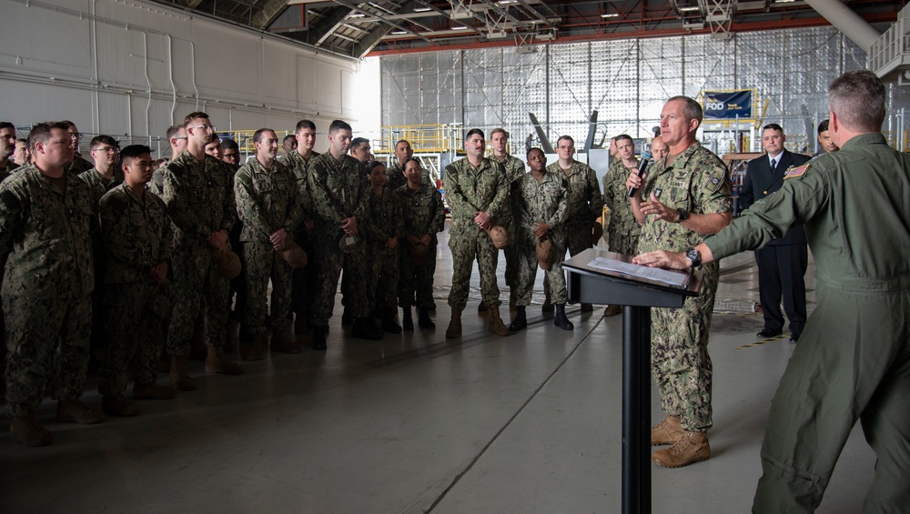 U.S. Pacific Fleet All Hands Call with VAQ-131