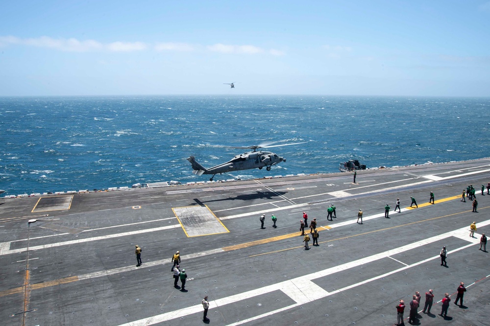 MH-60S Helicopters Take Off