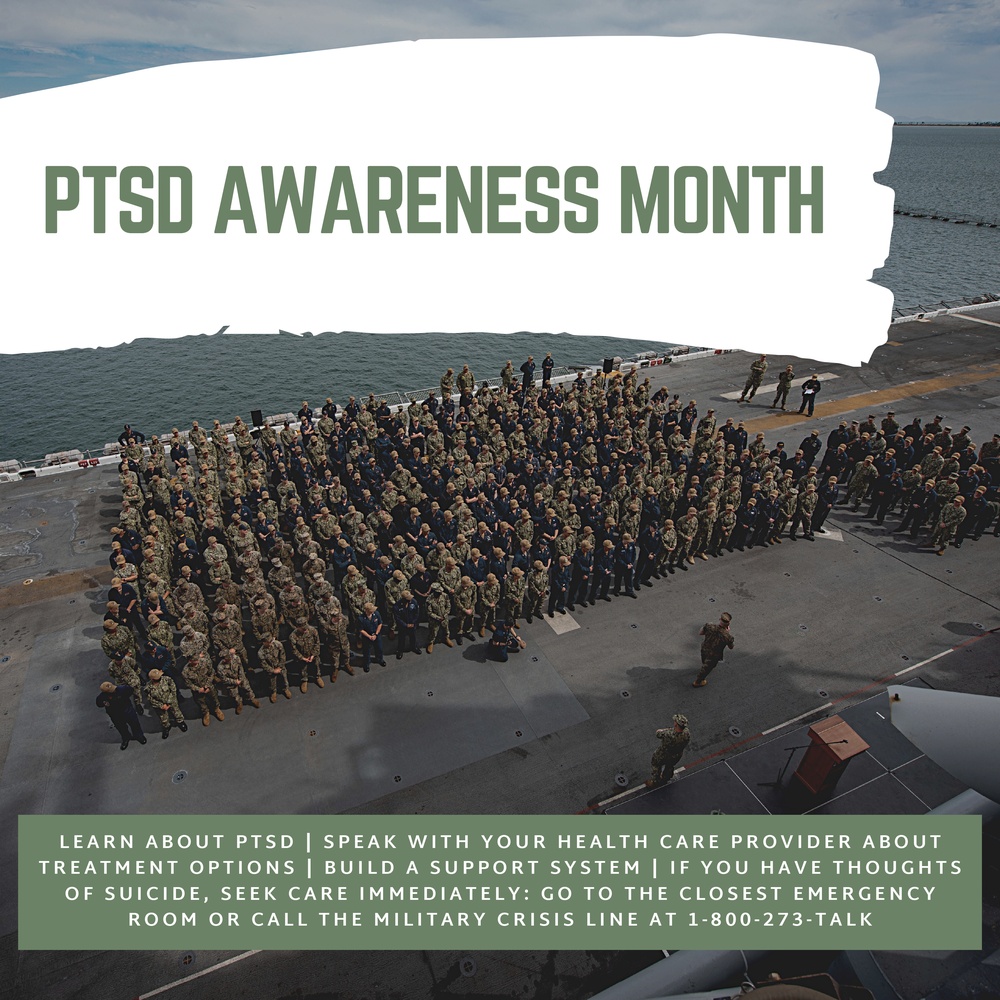 PTSD Awareness Month Graphic.