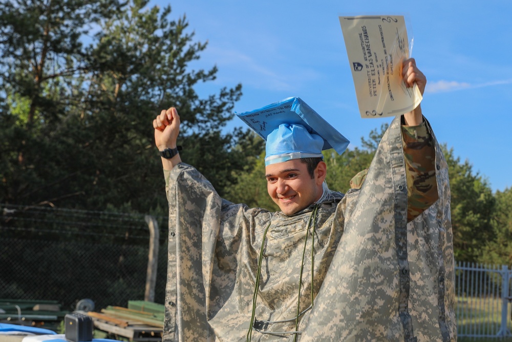 Soldier Honored by 456 MCAS with Impromptu Commencement Ceremony During Defender 22