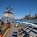 USS San Jacinto conducts replenishment at sea