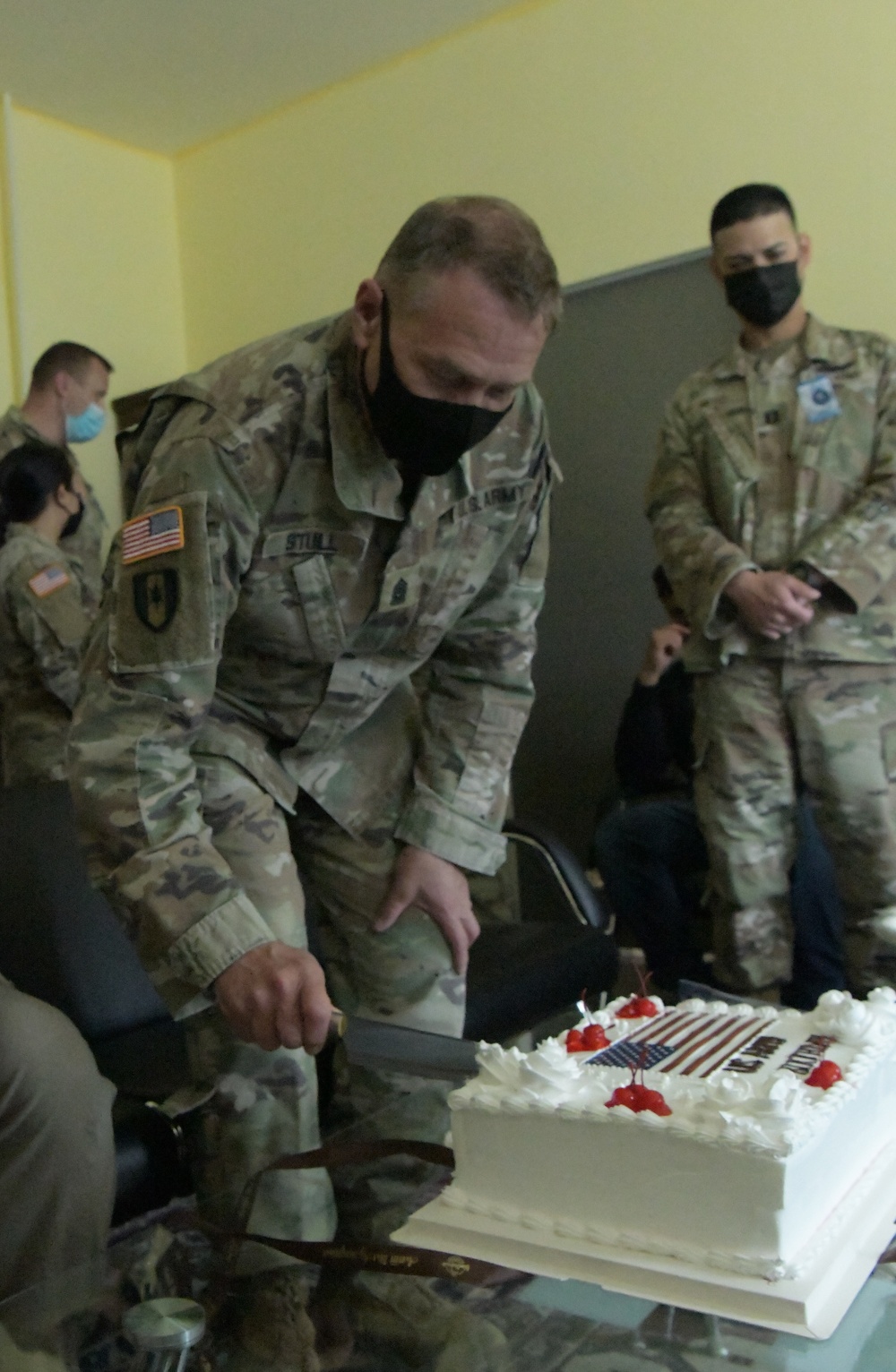 HHC 297th Regional Support Group Celebrates U.S. Army Birthday at Five Hills Training Center