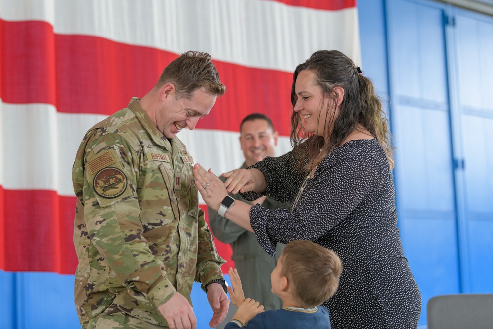 Promotion Ceremony for Capt. Benjamin Hoffman