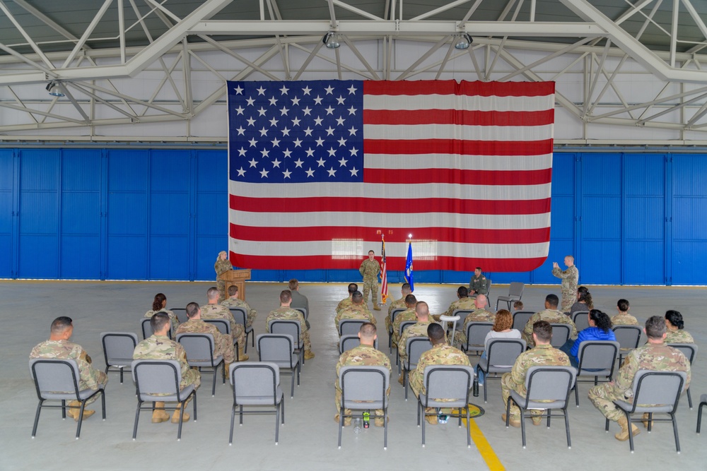 Promotion Ceremony for Capt. Benjamin Hoffman