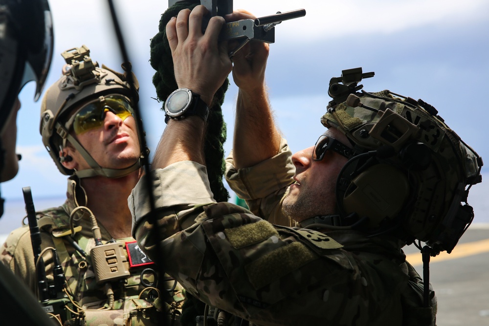 Abraham Lincoln Carrier Strike Group Conducts Helicopter Visit, Board, Search and Seizure Exercise in the Philippine Sea