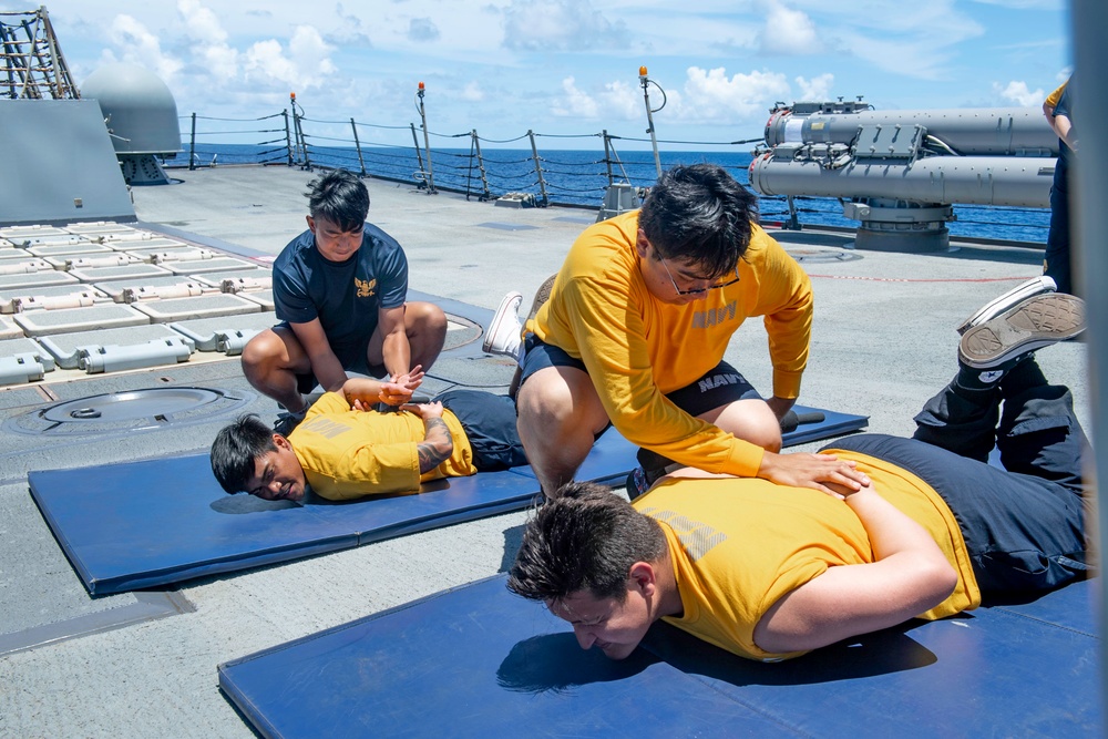 Spruance Conducts Security Reaction Force Training