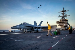 Flight operations aboard USS George H.W. Bush (CVN 77) during COMPTUEX