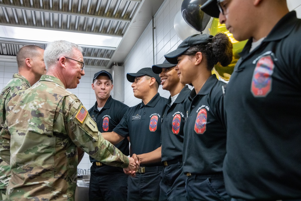 247th Army birthday cake cutting ceremony