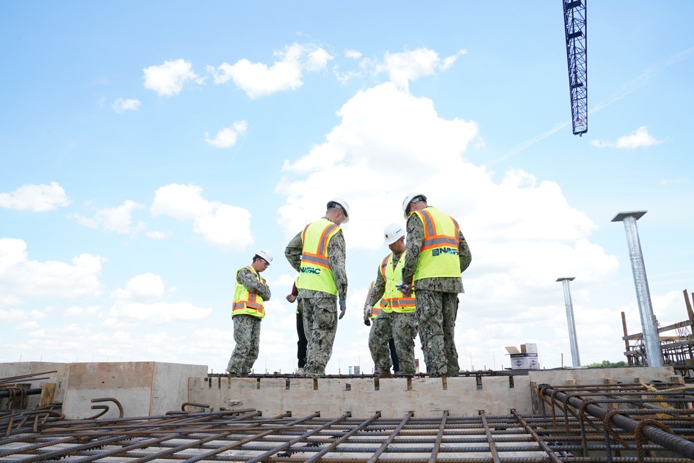 NAVFAC Washington Team Inspects Roof of Building 3 at Walter Reed National Military Medical Center