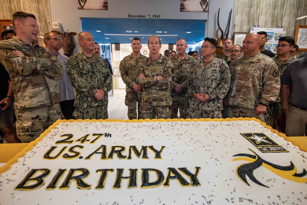 Camp Lemonnier Celebrates the US Army's Birthday