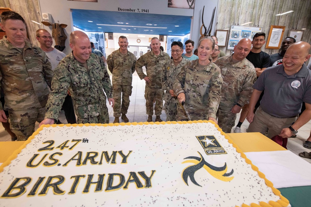 Camp Lemonnier Celebrates the US Army's Birthday