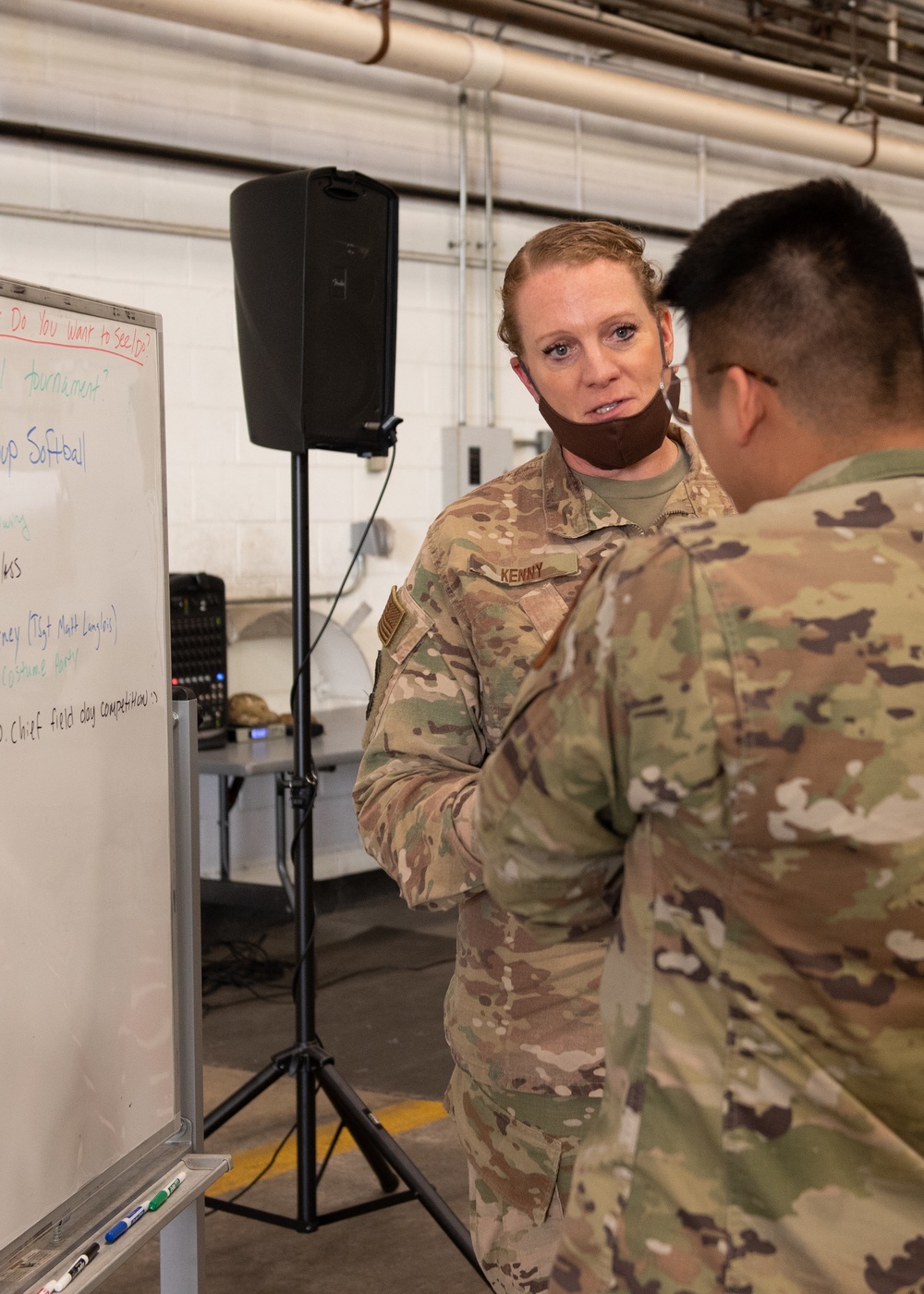 Rising 6, Top 3, and CGO Councils Give Back to 102nd IW Airmen