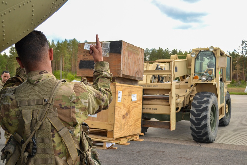 64th BSB Aerial Resupply May 2022